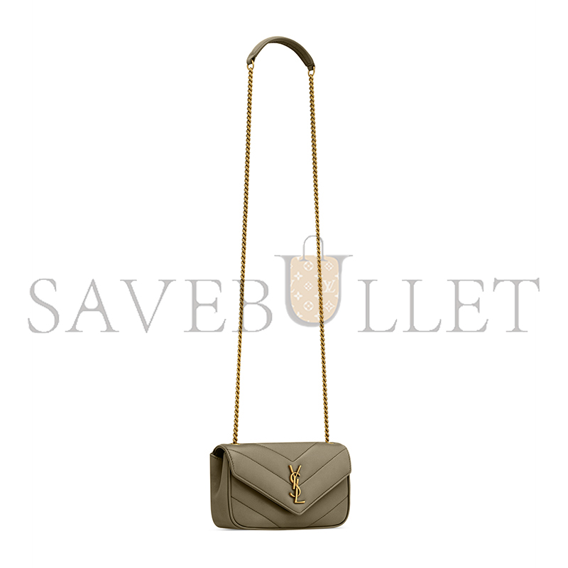 YSL LOULOU MINI IN LAMBSKIN 821749AAEAX3775 (20*12*5cm)